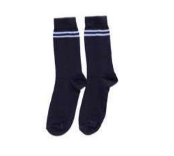 DAV Navy Blue Socks Front